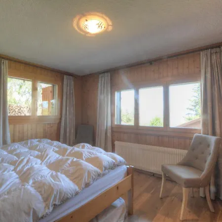 Chalé Isbane A Avec Vue Sur Les Alpes